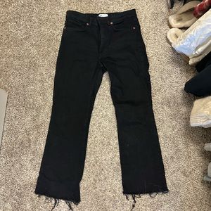 Black Zara mom jeans